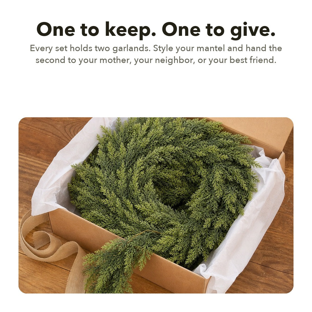 Davena Cedar Garland Set