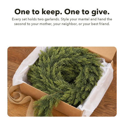 Davena Cedar Garland Set