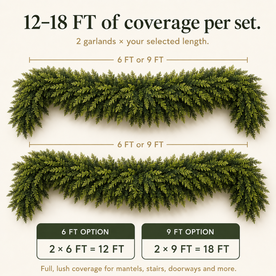 Davena Cedar Garland Set